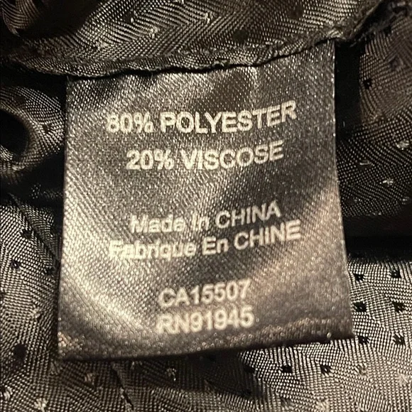 LILIBLEU Black Rosette Belted Jacket Coquette Goth Romantic Peplum Coat - Picture 7 of 7